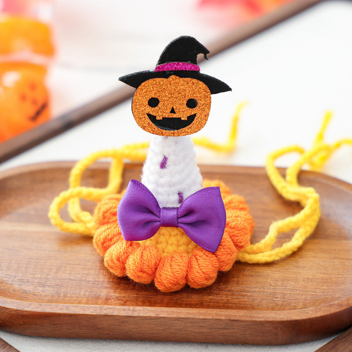 Pet Accessories Hat Halloween Festival Small Wizard Hat Knitted Hat for Dogs and Cats Small Dog