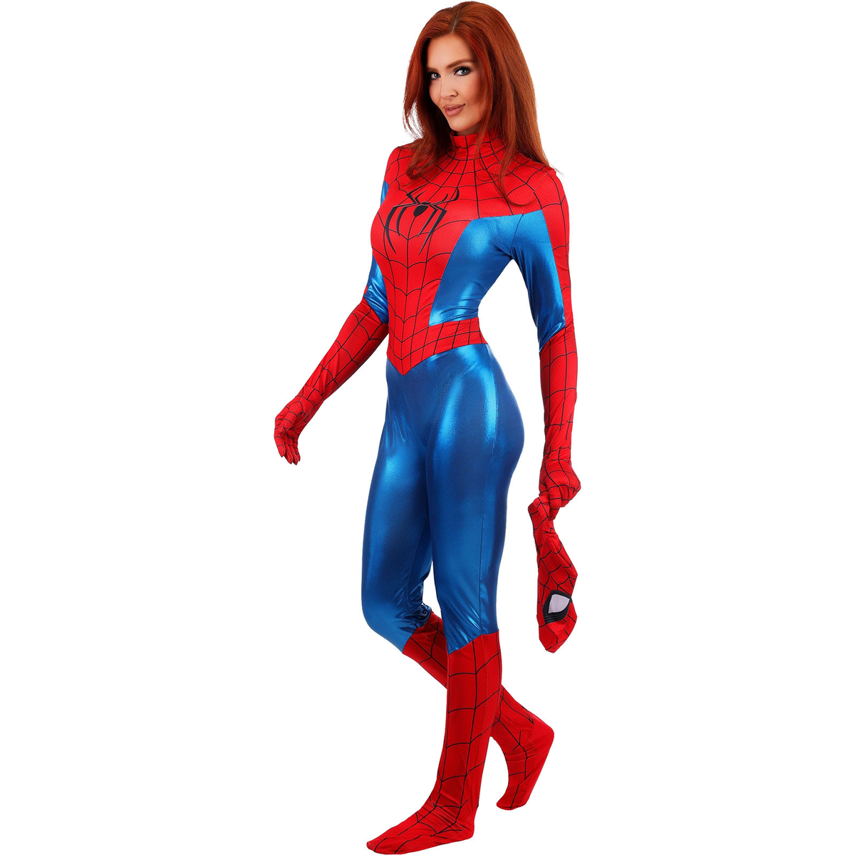 Halloween Adult Women's Spider-Woman 4 Fresh Start Cosplay Costume Female Hero Bodysuit Party Costume