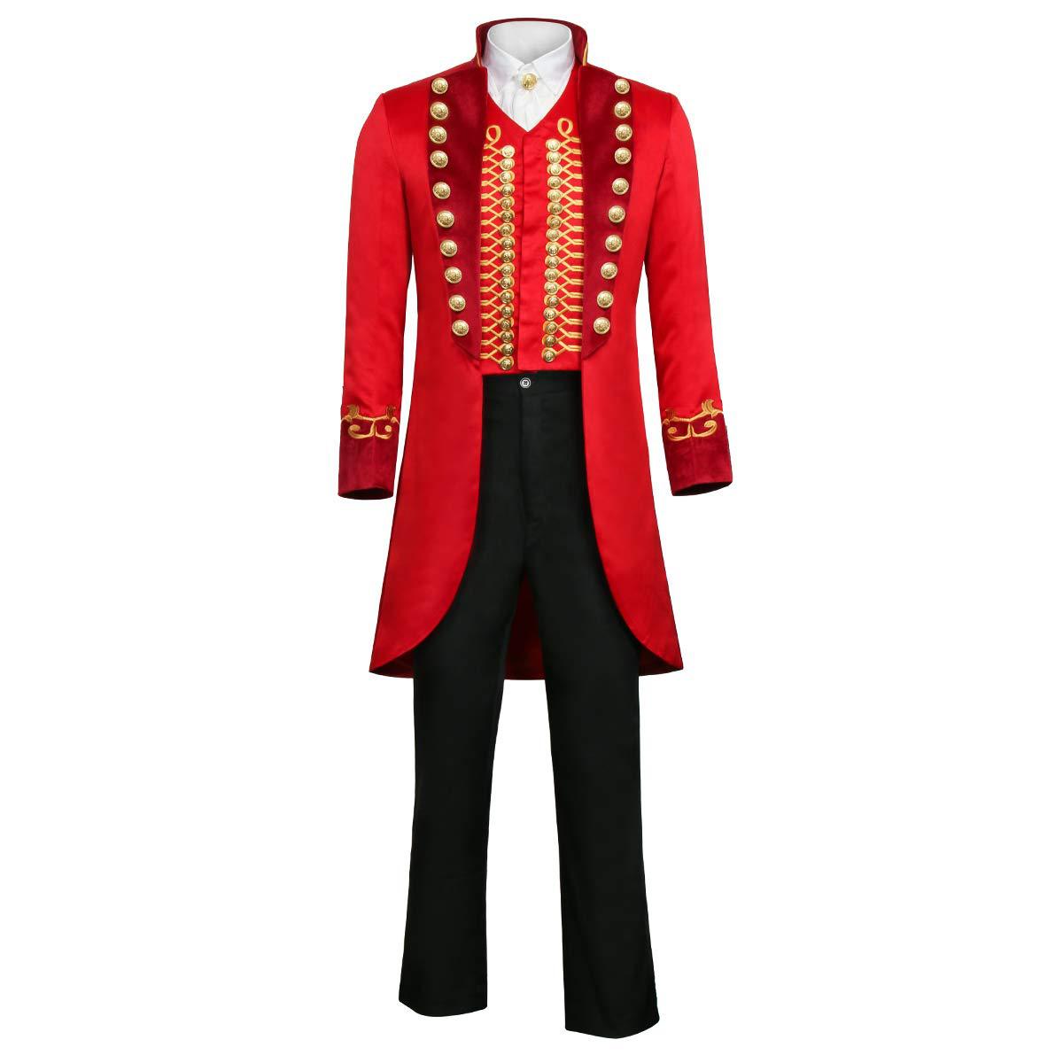 Big Showman The Greatest Showman Barnum Cosplay Costume Halloween Performance Outfit