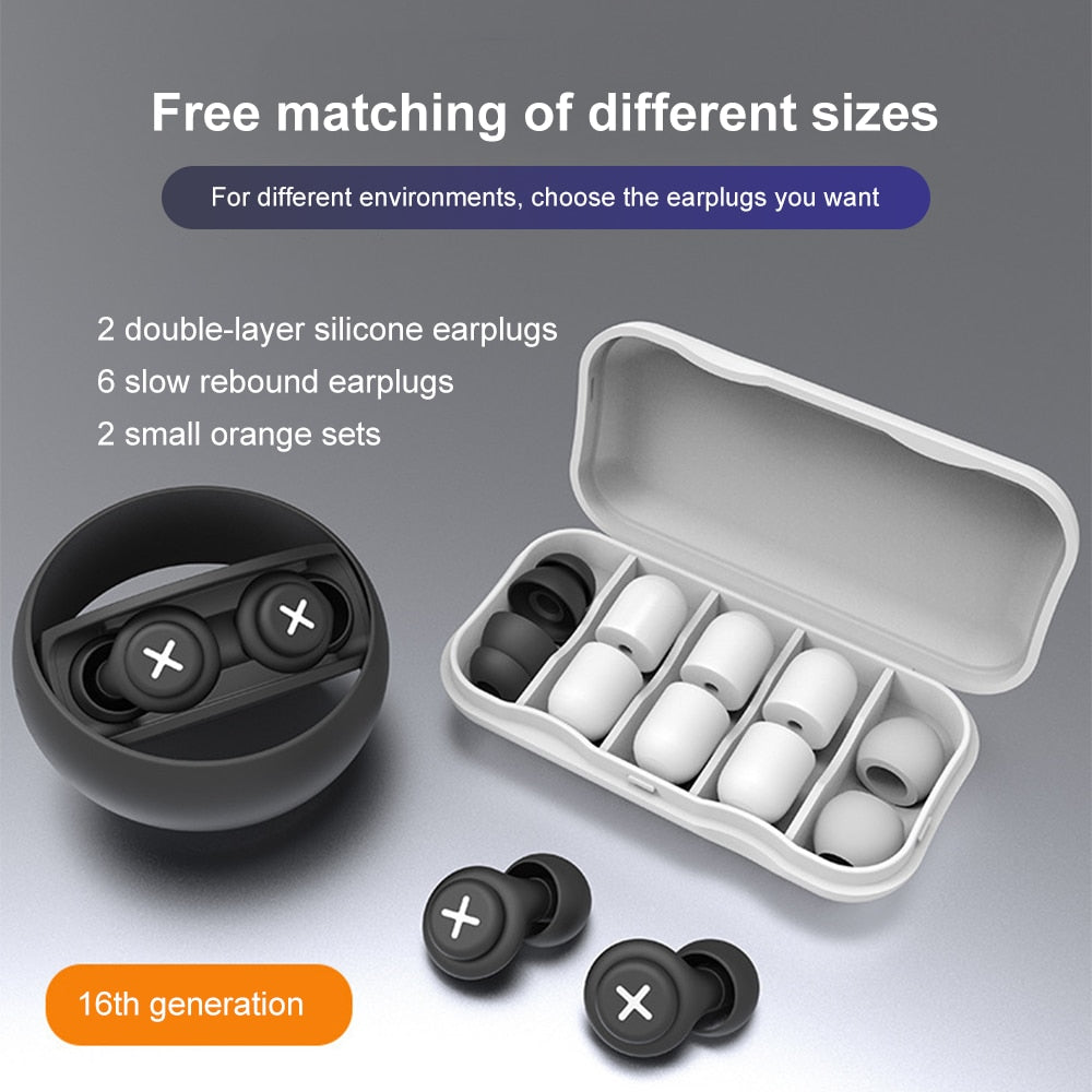 Soundproof Silicone Noise Ear Plug