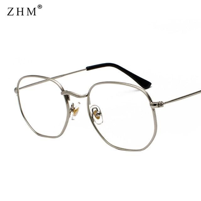 Men's Square Metal Frame Sunglasses