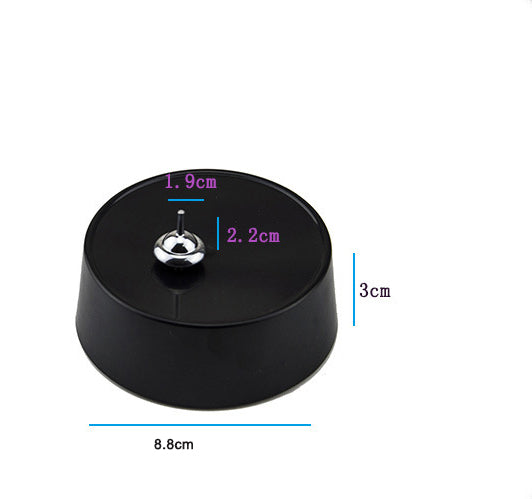 Magnetic self rotating perpetual motion gyroscope continuously rotates desktop ornament