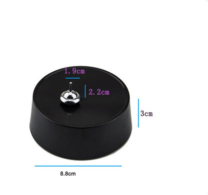 Magnetic self rotating perpetual motion gyroscope continuously rotates desktop ornament