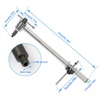 Derailleur Hanger Alignment Tool – 304 Stainless Steel Bike Frame Calibration Gauge