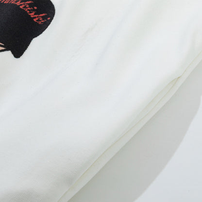 Cartoon printed hooded sweatshirt