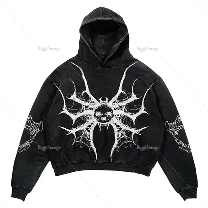 Punk Wind Ninja Printed Hoodies