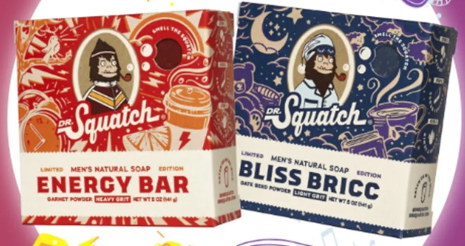 Bliss Bricc and Energy Bar bundle by Dr. Squatch