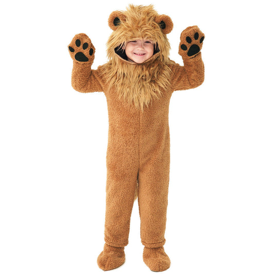 Halloween Costume Cosplay Cute Little Lion Animal Fluffy Costume Children's Stage Performance Outfit