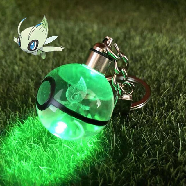 Anime LED Crystal Keychain