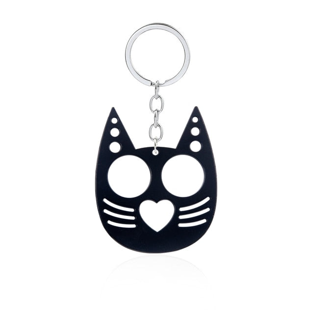 Cute Cat Self Defense Keychain