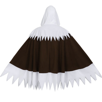 Bird Cosplay Costume Women's Bird-shaped Hooded Cloak Halloween Party Independence Day Bald Eagle Costume Cape