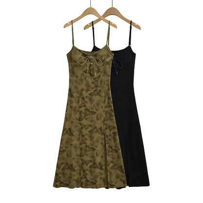 Self made chest cushion wrapped dress for women