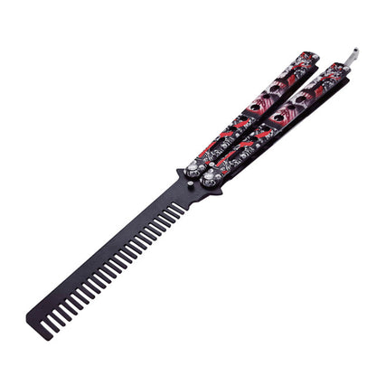 Folding Butterfly Knife Comb