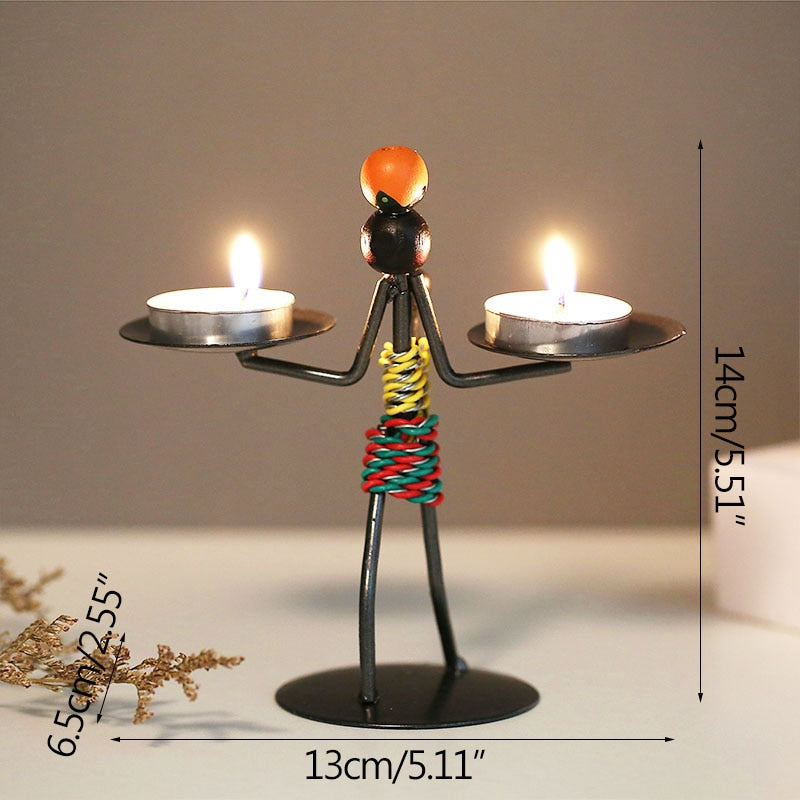 Nordic Metal Candlestick