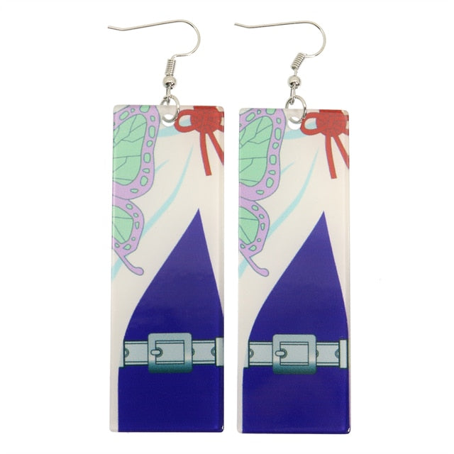 Acrylic Tanjiro Earrings