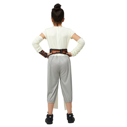 Star Wars The Force Awakens Rey Girl Classic Movie Character Carnival Costume Halloween Outfit