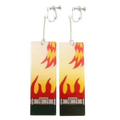 Acrylic Tanjiro Earrings