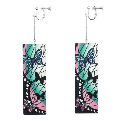 Acrylic Tanjiro Earrings