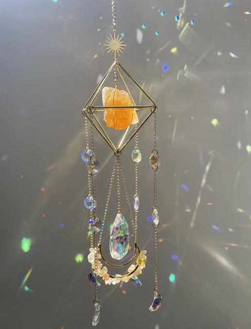 Natural Citrine Quartz Ornament