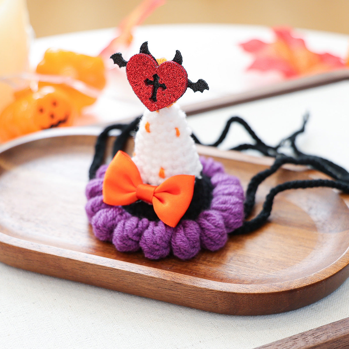 Pet Accessories Hat Halloween Festival Small Wizard Hat Knitted Hat for Dogs and Cats Small Dog