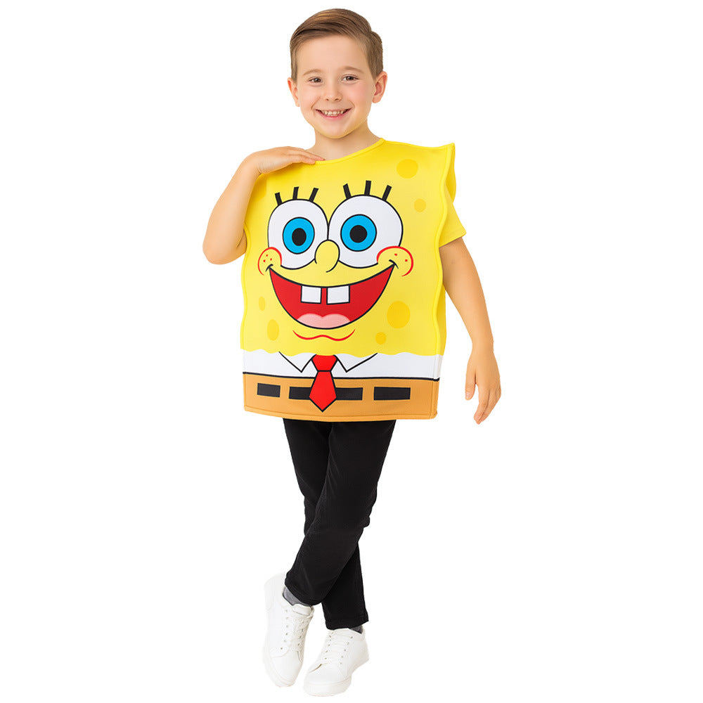 Halloween Kids Party Performance Costume Anime Cosplay Costume Patrick Star SpongeBob Outfit