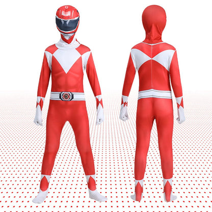 Dino Team Bodysuit Cosplay Costume Full Coverage Elastic Printed Suit Halloween Stage Performance Outfit