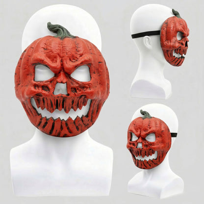 Halloween Pumpkin Mask Decorative PU Foam Mardi Gras Decoration Pumpkin Lantern Cover