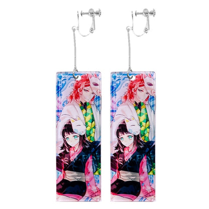 Acrylic Tanjiro Earrings