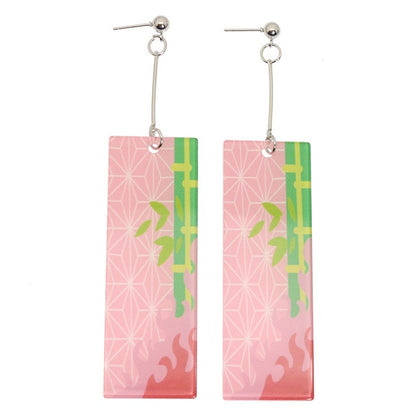 Acrylic Tanjiro Earrings