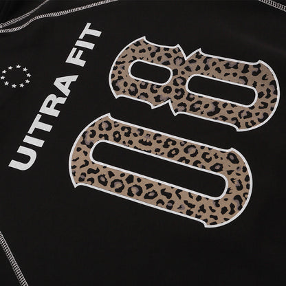 08 digital leopard print hooded sweatshirt