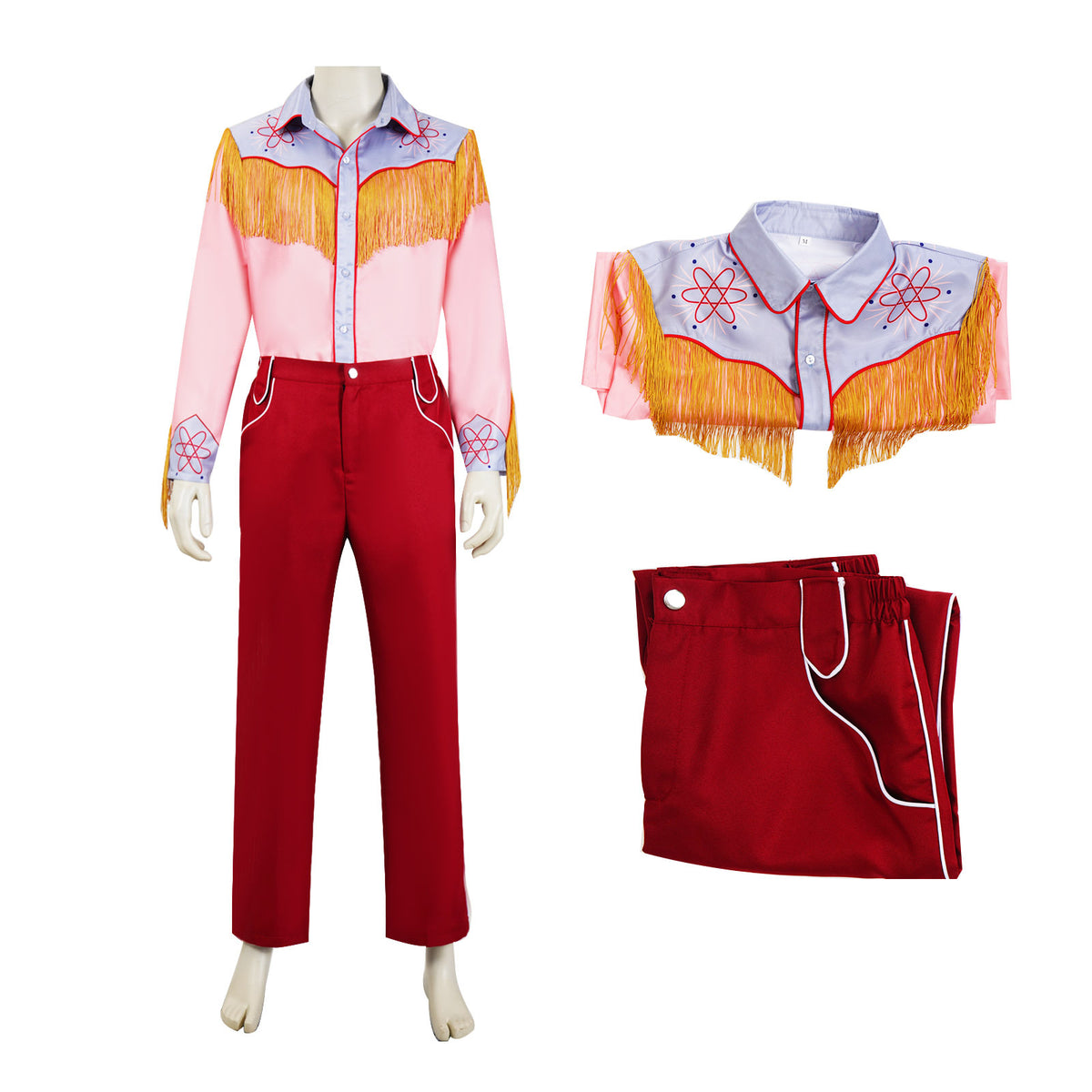 Martin Western Cowboy Costume Cosplay Outfit for Back to the Future 3 Movie Halloween Performance Wear