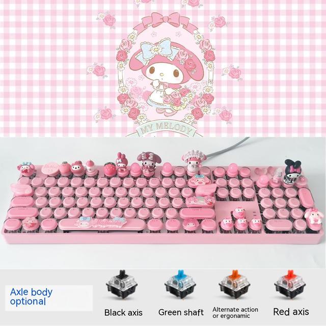 Anime Manual 87/104 Keys Mechanical Keyboard