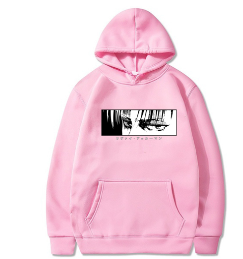 Japanese Anime  Eye Print Hoodie