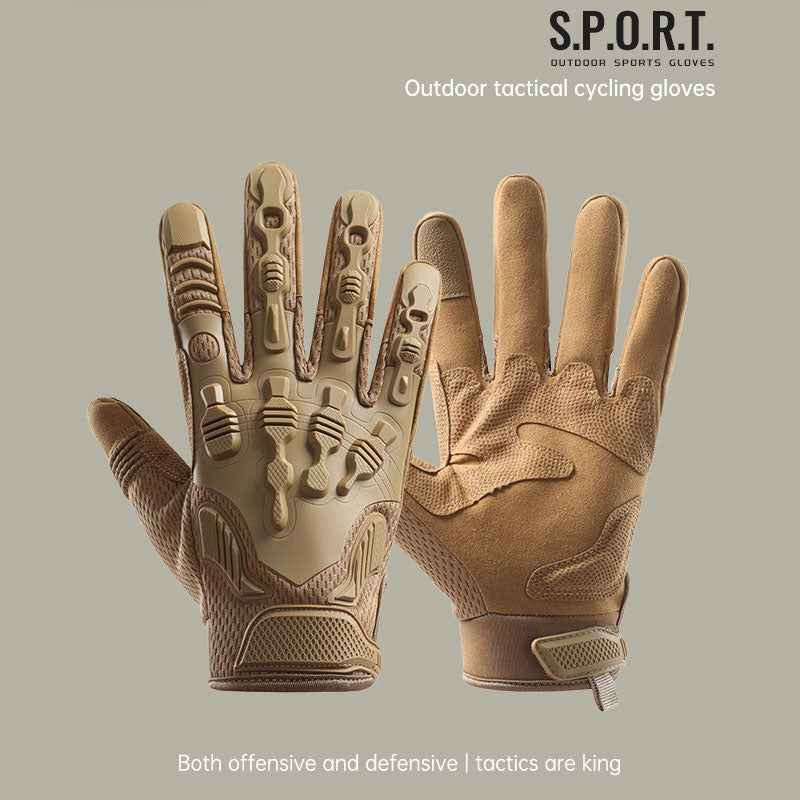 Tactical gloves men's anti-slip anti-cut wear-resistant combat self-defense fighting gloves mountaineering gloves