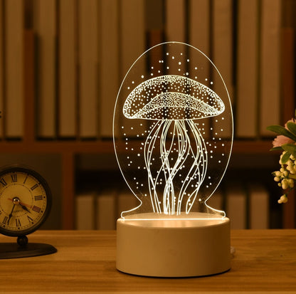 Kids 3D LED Creative Night Lamp