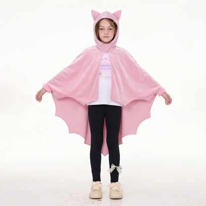 Halloween Kids Performance Costume Bat Cape Witch Role Cosplay Children's Stage Costume