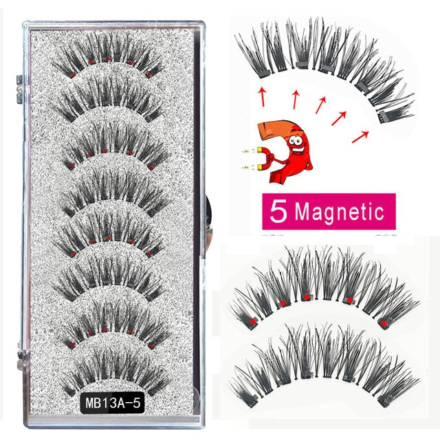 MBA 5 Magnetic Eyelashes Curler Set