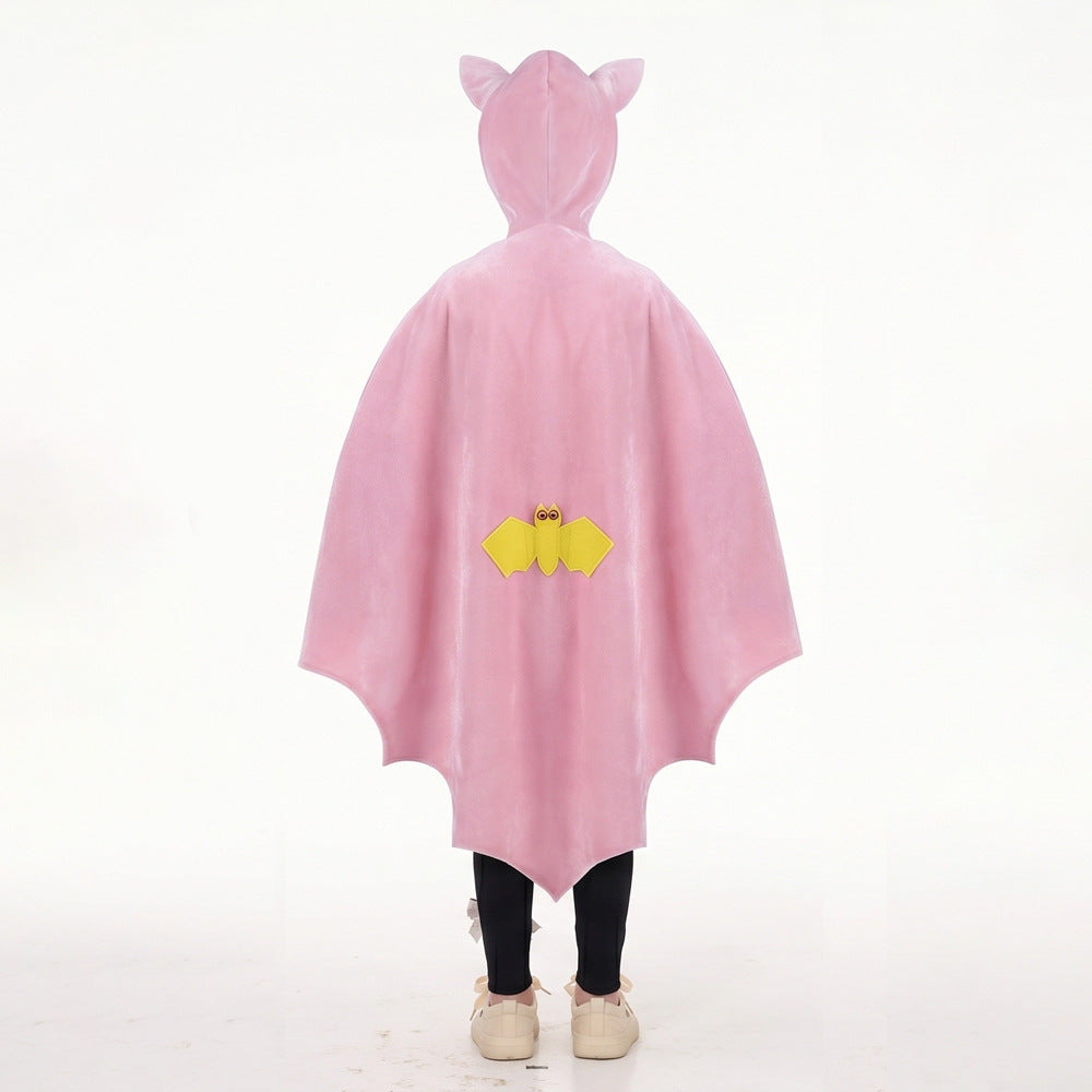 Halloween Kids Performance Costume Bat Cape Witch Role Cosplay Children's Stage Costume