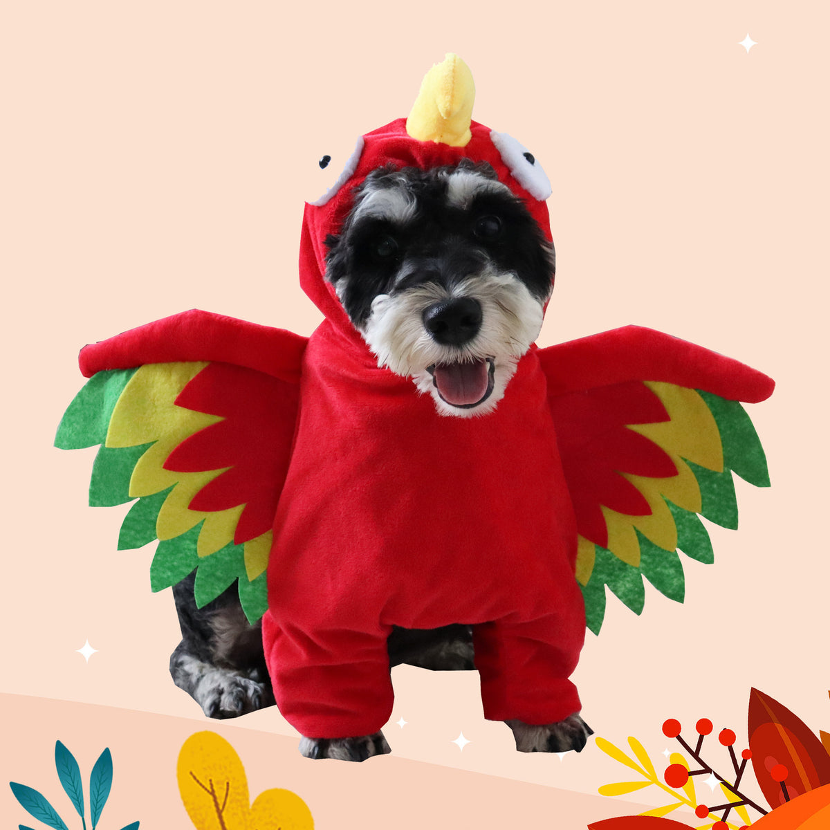 Turkey Pet Costume for Cats and Dogs  Halloween Cosplay Outfit
