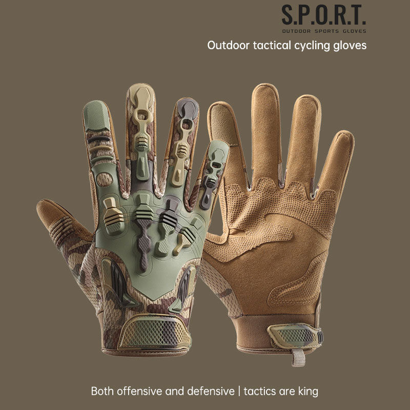 Tactical gloves men's anti-slip anti-cut wear-resistant combat self-defense fighting gloves mountaineering gloves