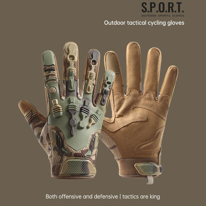 Tactical gloves men's anti-slip anti-cut wear-resistant combat self-defense fighting gloves mountaineering gloves
