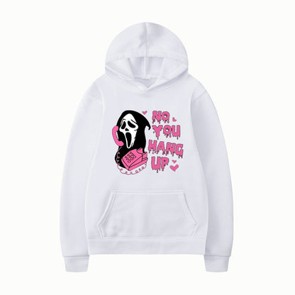 Halloween Hoodie Colorful Print Long Sleeve Loose Casual Top