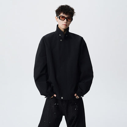 Fashionable Lightweight Premium Men's Lapel Jacket for Spring and Autumn