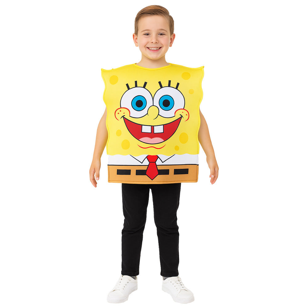Halloween Kids Party Performance Costume Anime Cosplay Costume Patrick Star SpongeBob Outfit