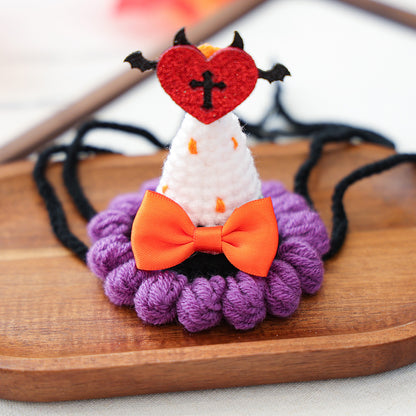 Pet Accessories Hat Halloween Festival Small Wizard Hat Knitted Hat for Dogs and Cats Small Dog