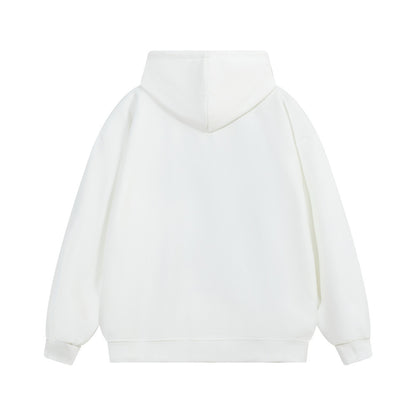 Cartoon printed hooded sweatshirt