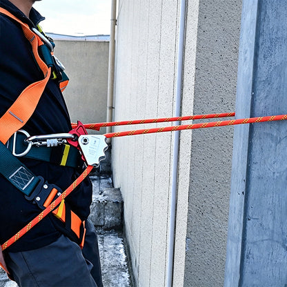 Auto Lock Carabiner & Rope Grab – High Altitude Fall Protection Safety Hook