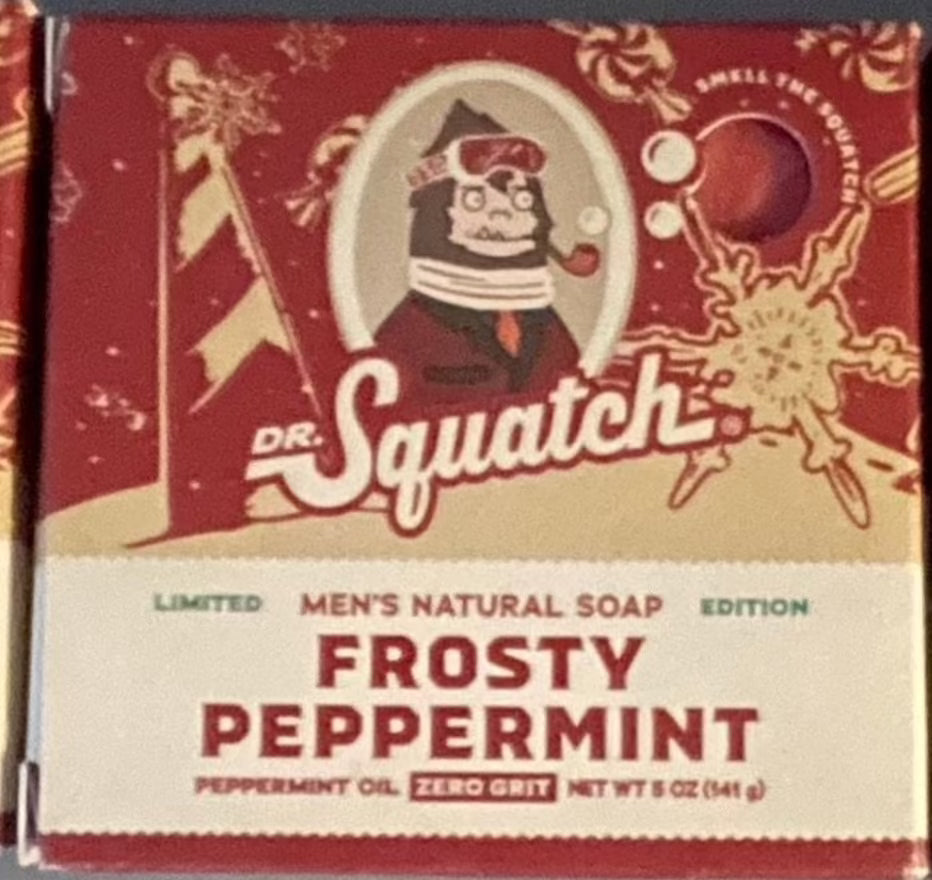 Dr. Squatch Soap Bricc Frosty Peppermint Great Gift !!! L.E.