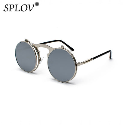 Vintage Steampunk Flip Sunglasses