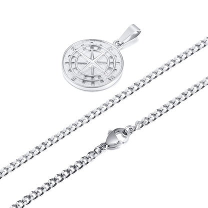 Men's Compass Necklaces